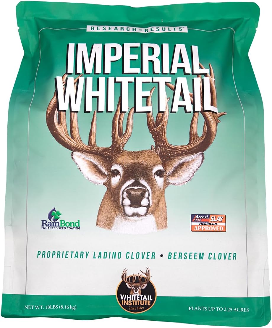 Whitetail Institute Imperial Clover Deer Food Plot Seed for Growth