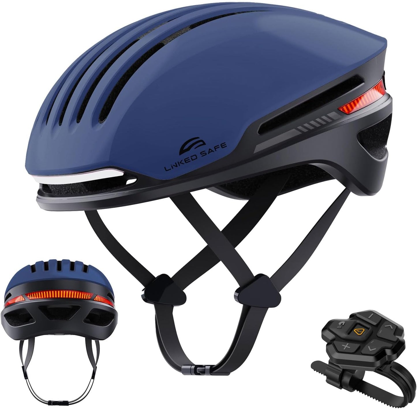 Smart Bike Helmet with Bluetooth and LED Signals for Safety