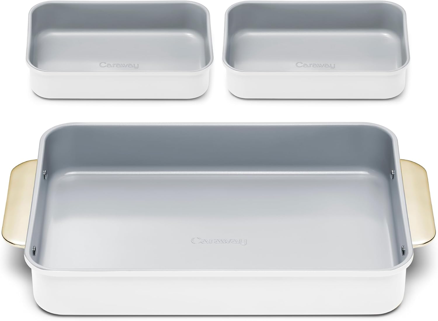 Caraway Nonstick Rectangle Baking Pan Set for Perfect Baking