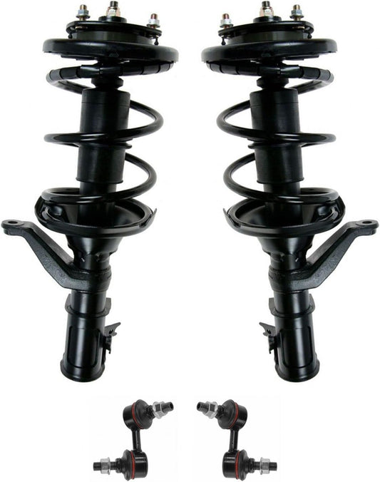 TRQ Front Suspension Kit for Honda Civic - Strut & Spring Assemblies