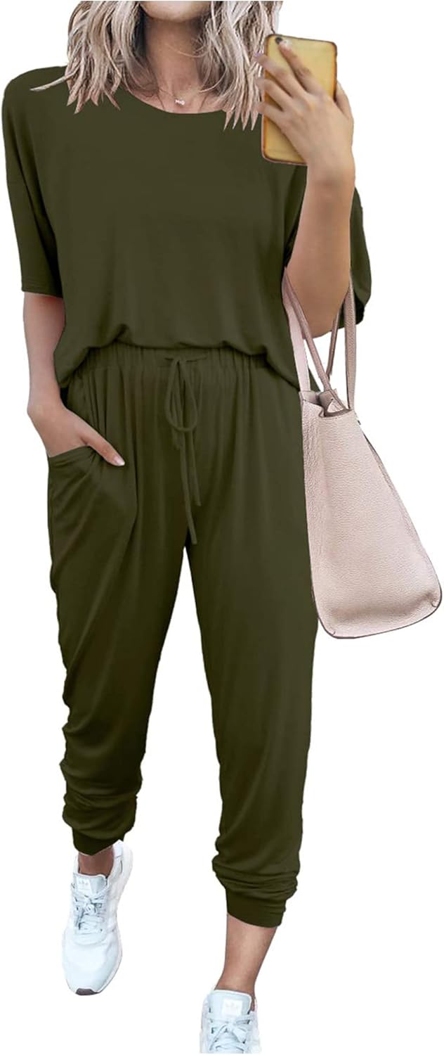 PRETTYGARDEN Women's Two Piece Lounge Sets for Summer Travel