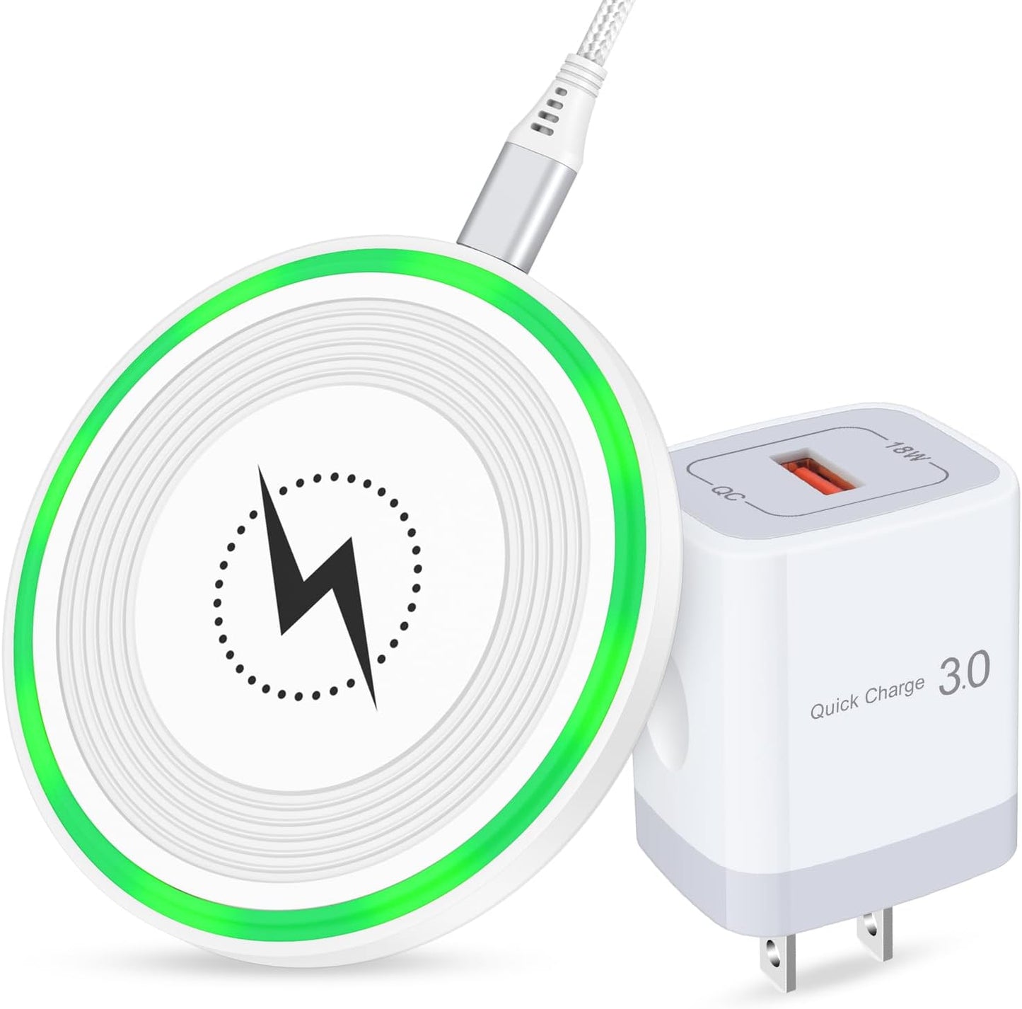 Ultra-Fast 15W Wireless Charger: Samsung & iPhone Compatibility