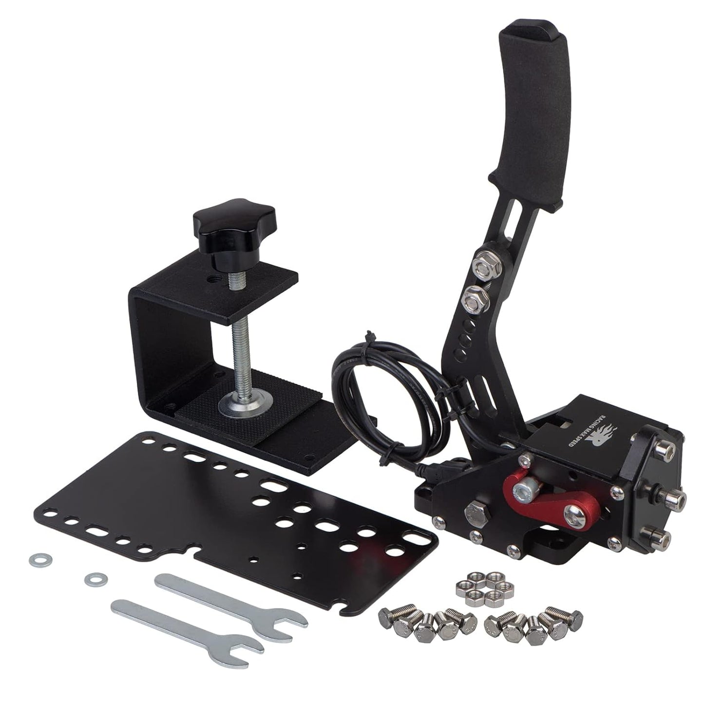 CNRAQR PC Racing Game USB Handbrake for Realistic Racing Fun