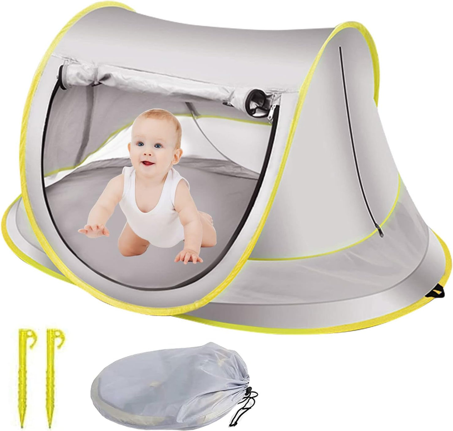 UPF 50+ Pop Up Baby Beach Tent - Sun Shelter
