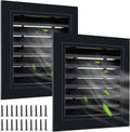 Gisafai 10in x 10in Gable Vent Aluminum Alloy Wall Vents for Home