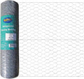 20GA Galvanized Hexagonal Poultry Netting Chicken Wire 24in x 150ft