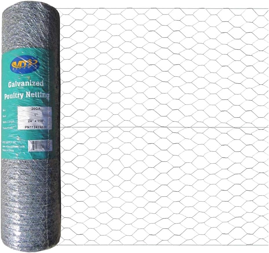 20GA Galvanized Hexagonal Poultry Netting for Garden Fencing