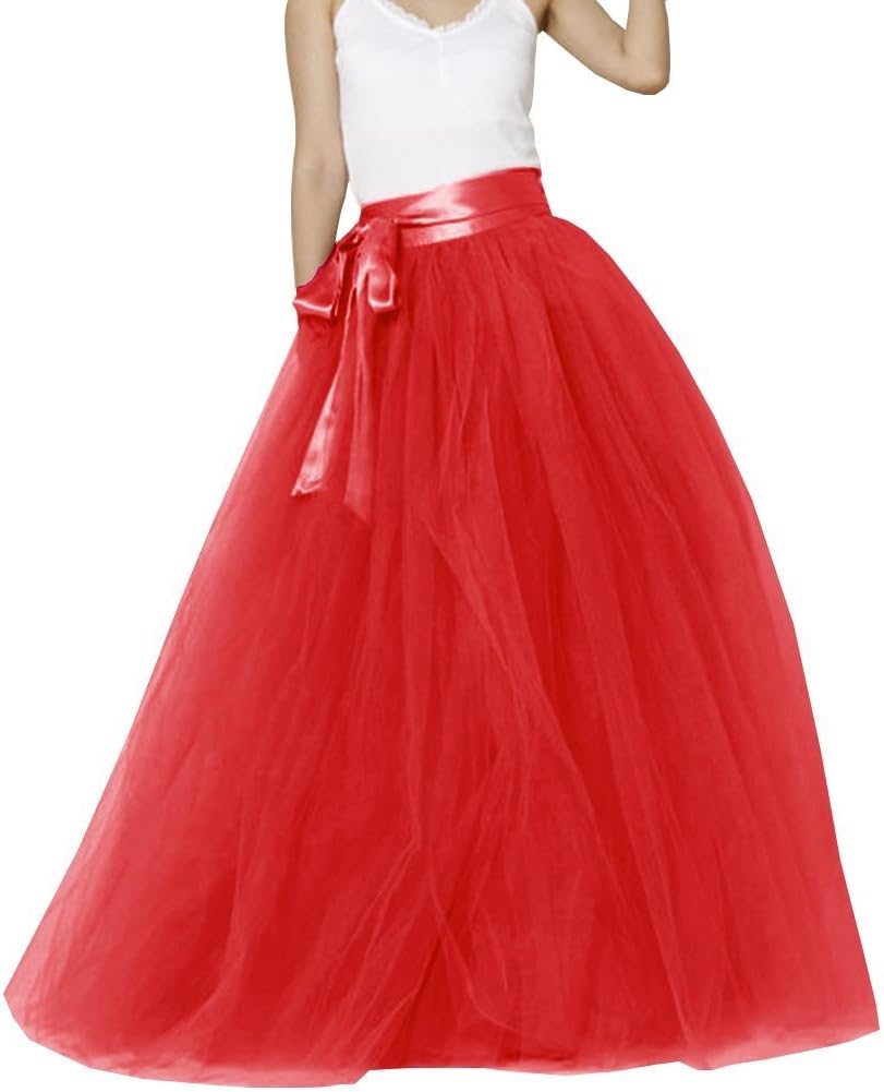 EllieHouse Womens Long Tutu Party Evening Tulle Skirt PC05 Review