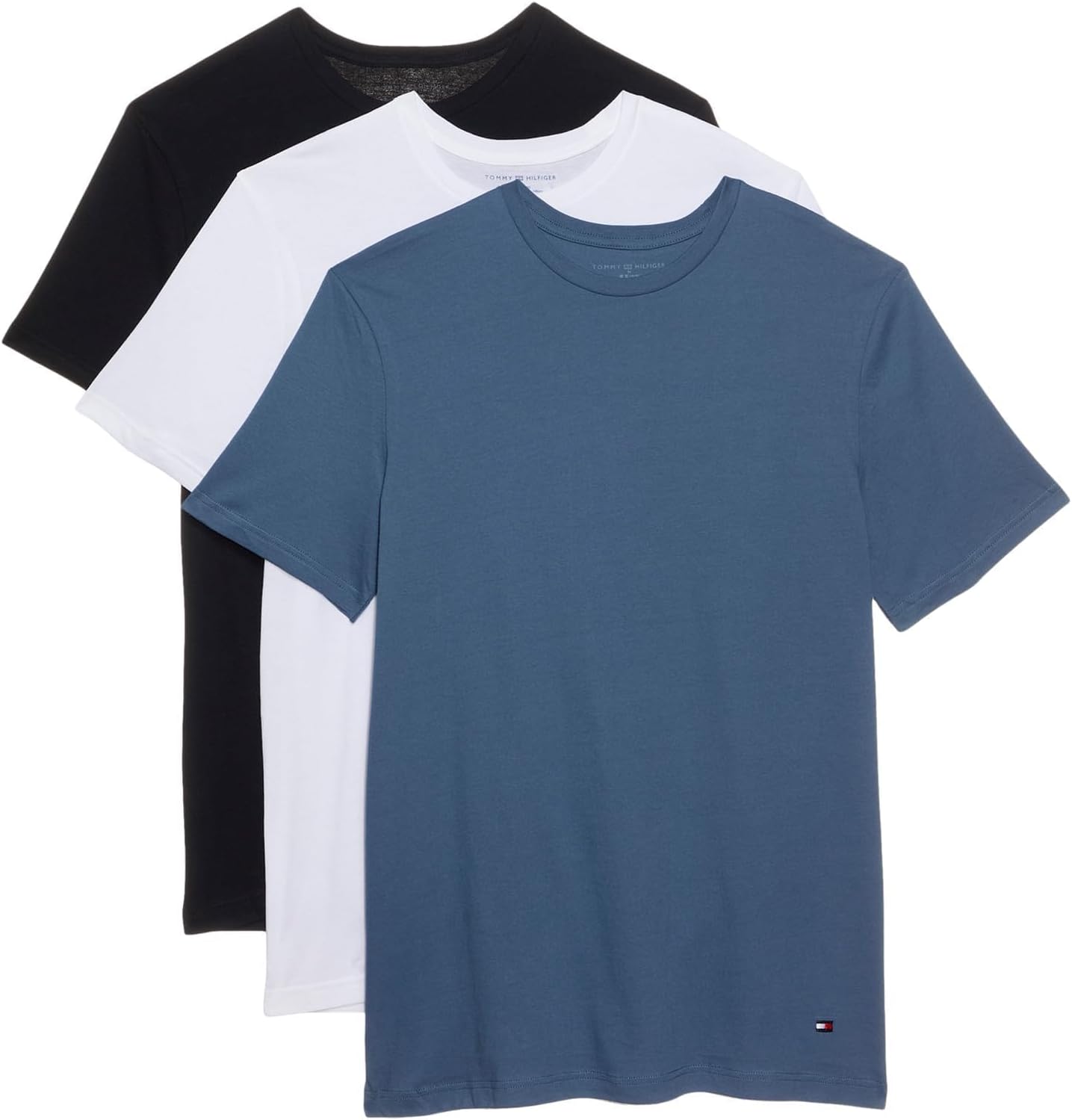 Tommy Hilfiger Men's Cotton Classics Crewneck Undershirts 3-Pack