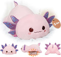 Weighted Axolotl Plush with Microwavable Heating Pad - 5lb Adjustable