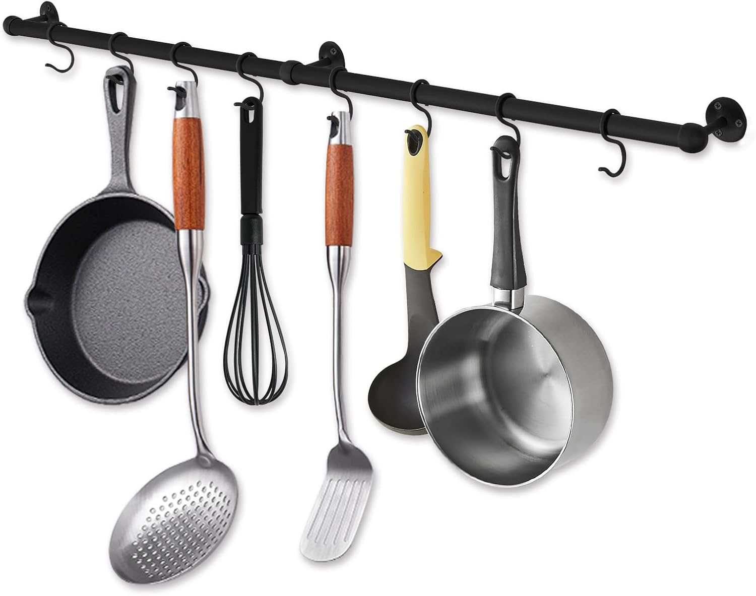 ROTHLEY Hanging Pot Rack: Stylish Stainless Steel Kitchen Storage