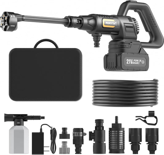 Cordless Pressure Washer with 1200 PSI Power and Versatile Nozzle