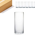 WGV Cylinder Vase Bulk 6 in x 13.8 in Clear Glass - 6 Pack