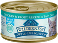 Blue Buffalo Wilderness Wild Delights Chicken & Trout - High Protein