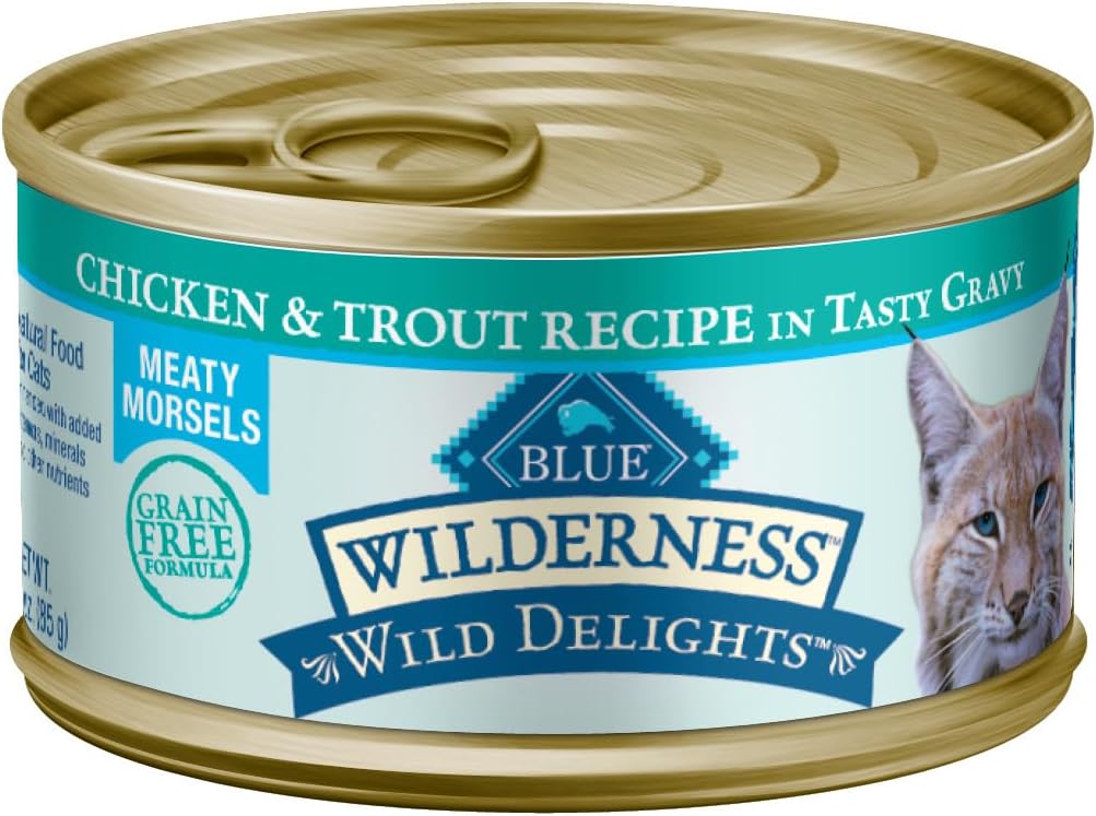 Blue Buffalo Wilderness Wild Delights Wet Cat Food for Cats