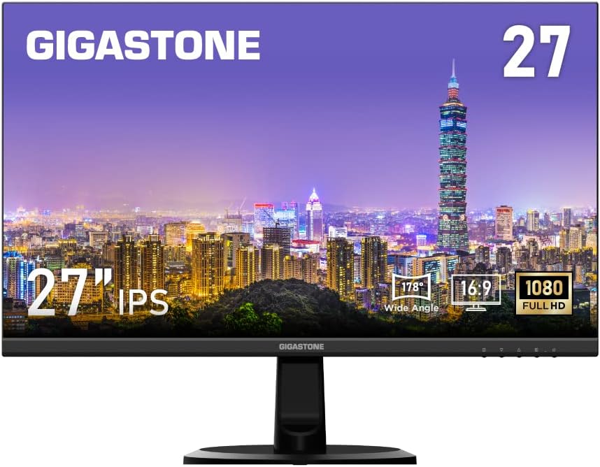Gigastone 27 inch IPS LED Monitor with Eye Care Technology