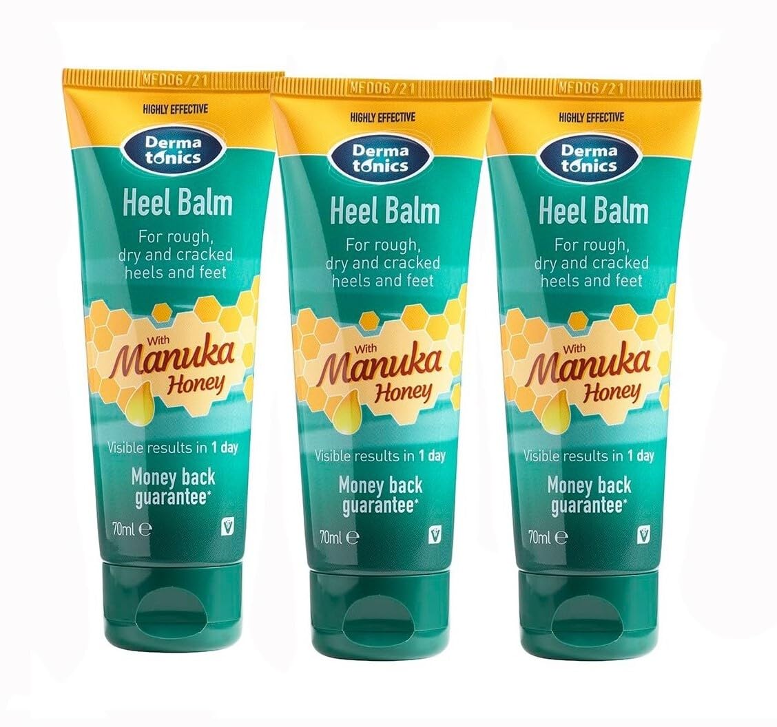 Manuka Honey Heel and Elbow Cream for Dry Cracked Feet Care