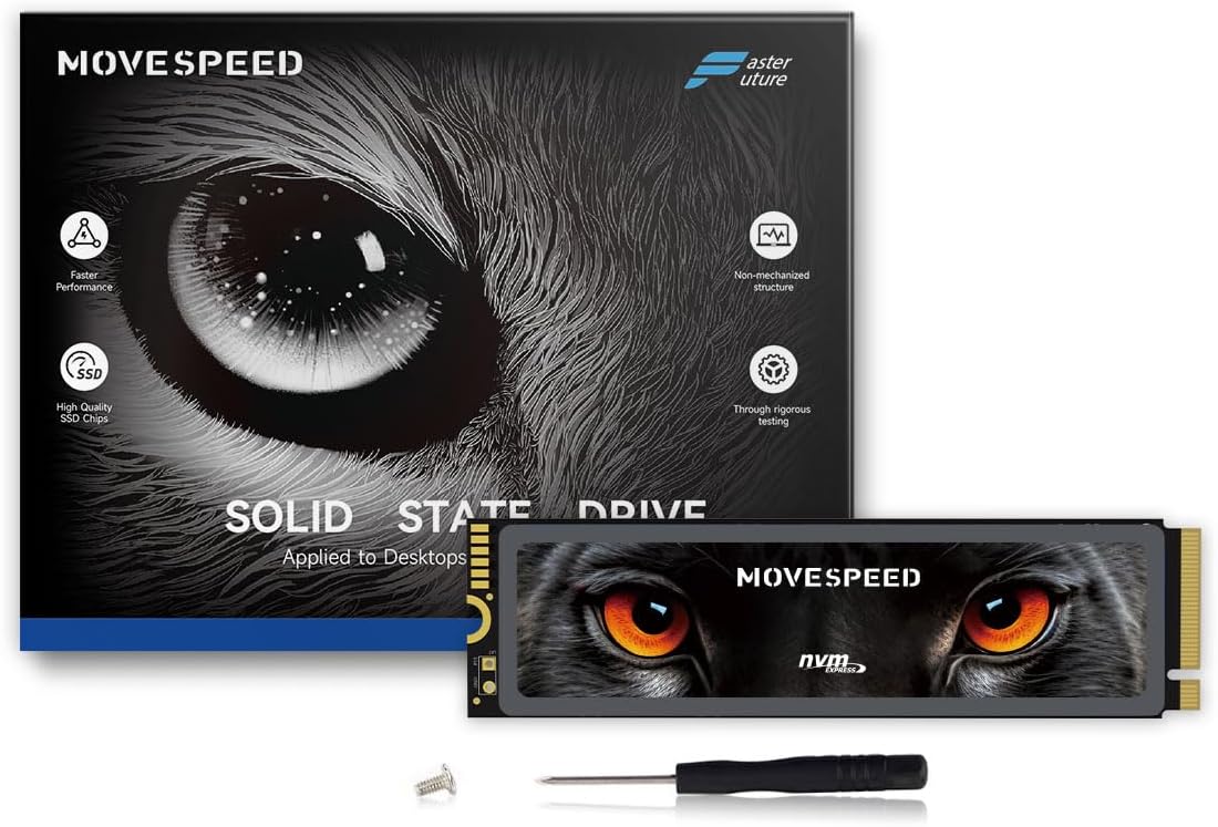 MOVE SPEED 1TB SSD for PS5 - High Speed Storage Expansion
