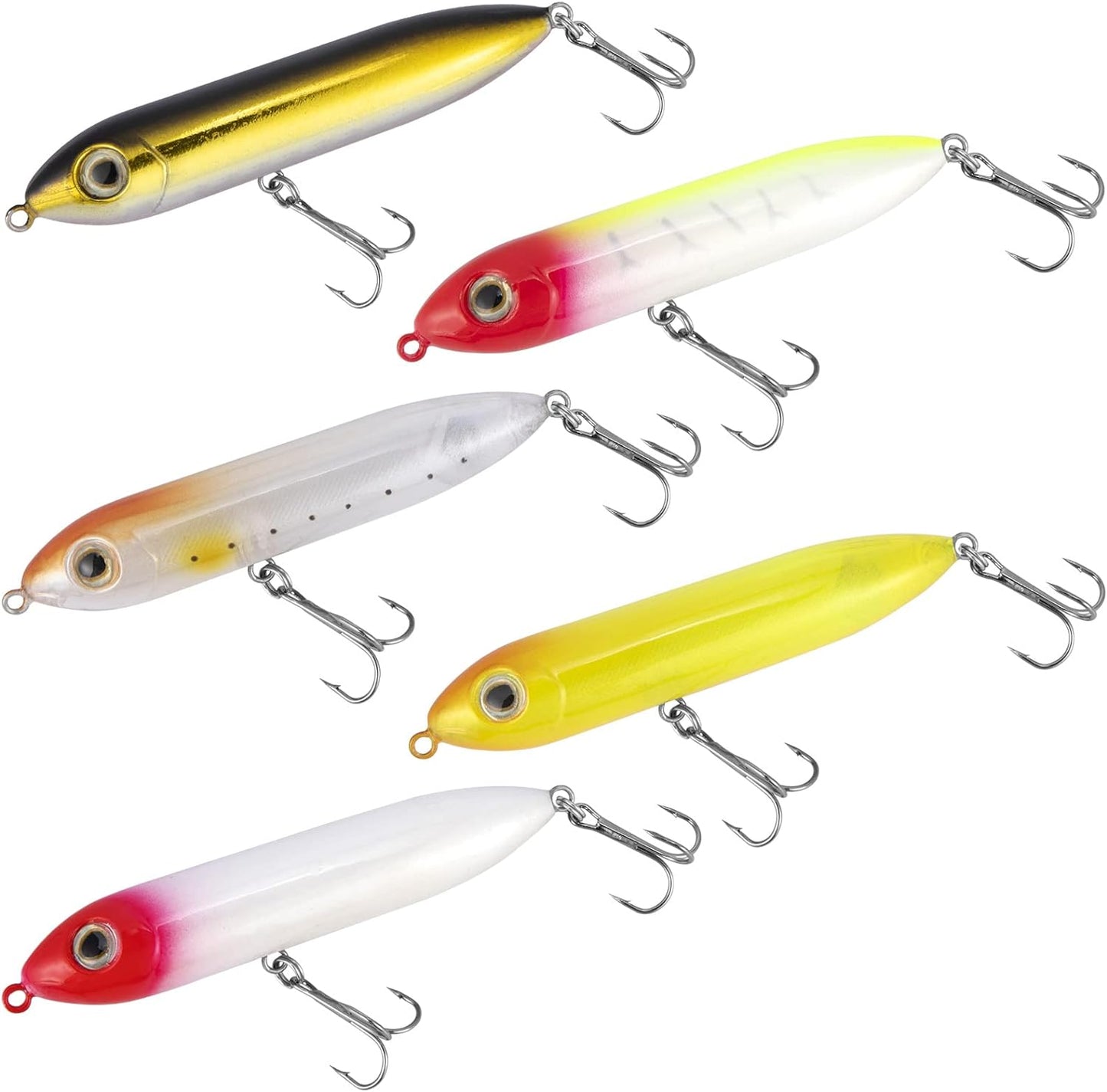 Walk-The-Dog Bass Lures Set by Alwonder