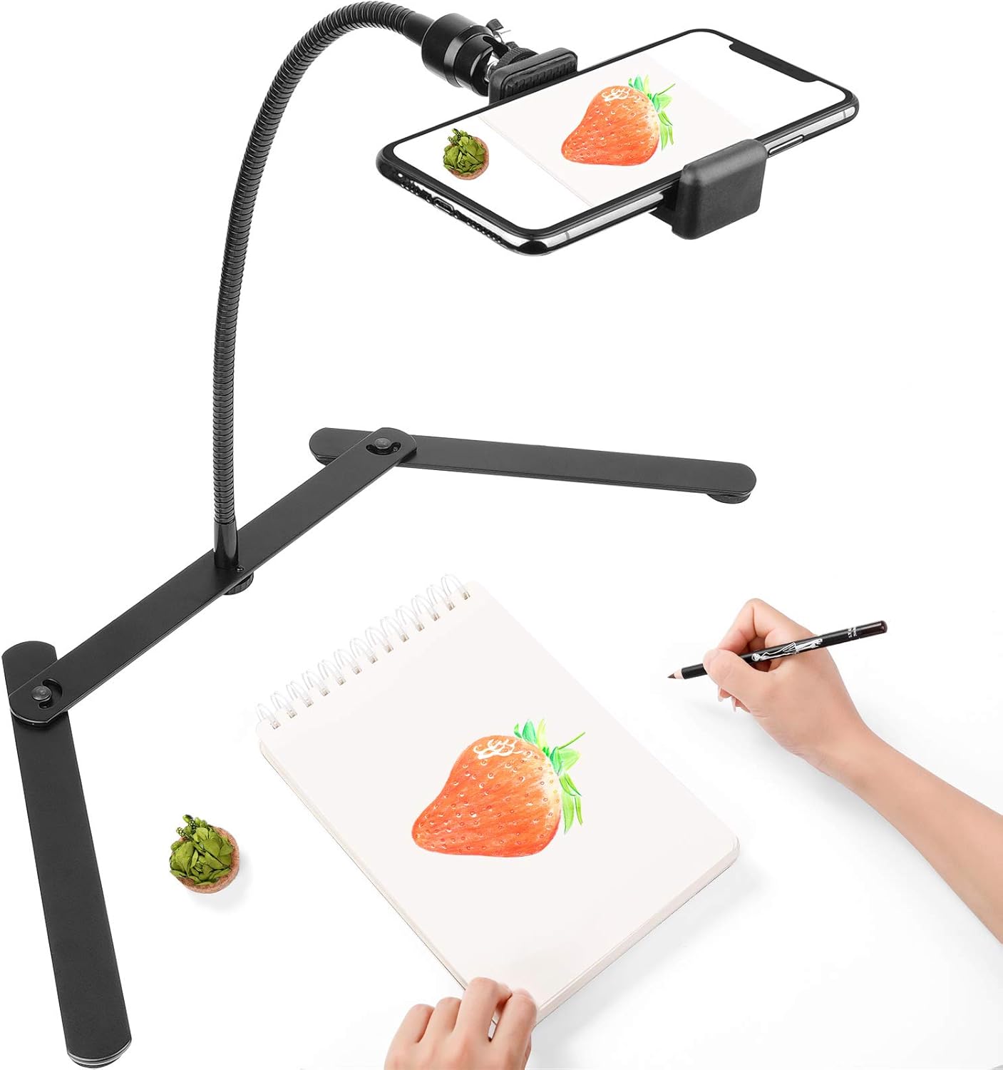 ChromLives Gooseneck Phone Stand - Adjustable & Versatile