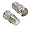 Coax Quick Connect 2 Pack - Fast Push-On F Type Adapter