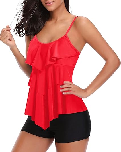 Holipick Women Tankini Swimsuits for Tummy Control and Style