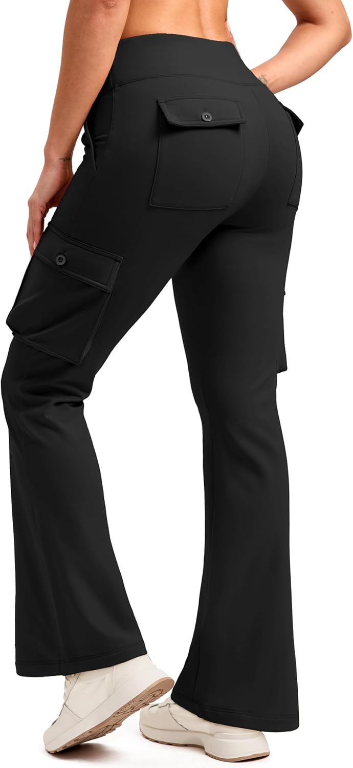 G Gradual Women's Fleece Lined Cargo Pants for Winter Activities