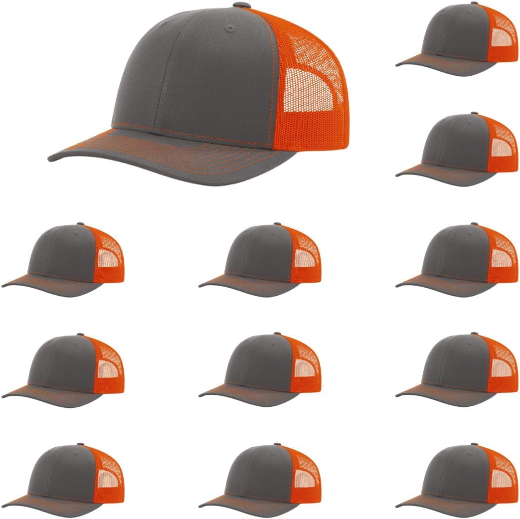 Richardson 112 Classic Six-Panel Adjustable Snapback Trucker Cap
