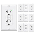 ELEGRP 20 Amp GFCI Outlet with Self-Test and Tamper Resistance