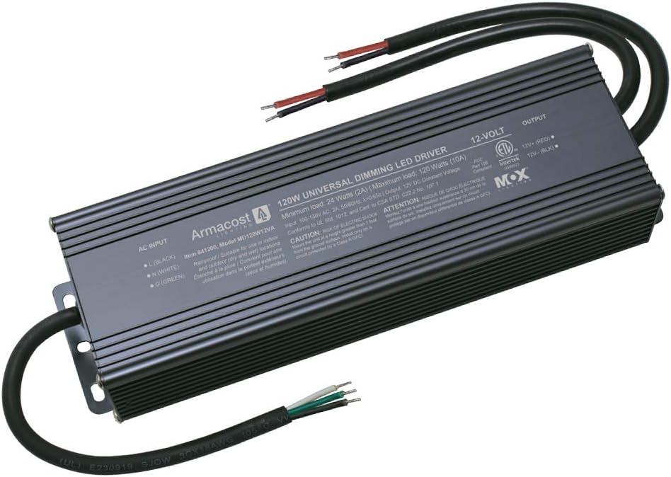 120-Watt Universal Dimmable 12V DC LED Driver for Smooth Lighting