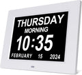 Dementia Clock Large Digital Calendar for Seniors with Date and Time