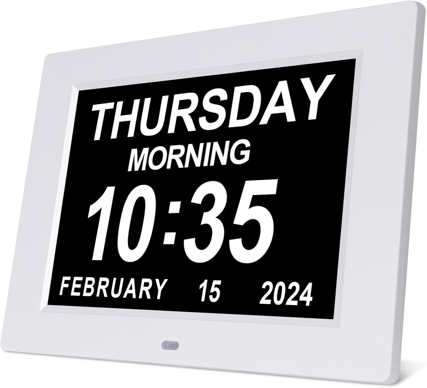 Dementia Clock Large Digital Calendar for Seniors with Alarms