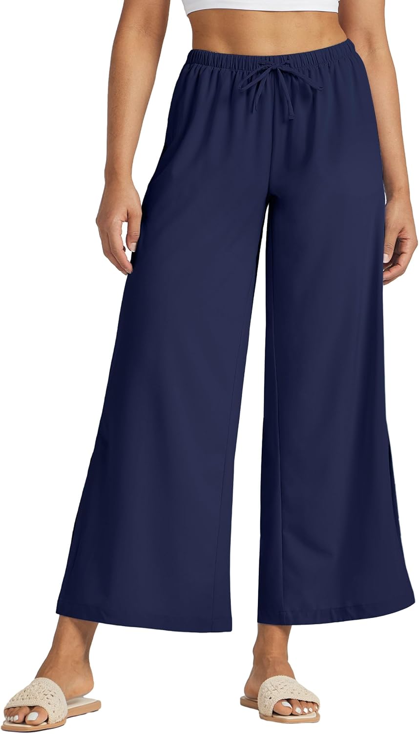 Willit Women's Wide Leg Pants for Sun Protection and Comfort