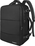 Taygeer Black Travel Backpack with USB Port
