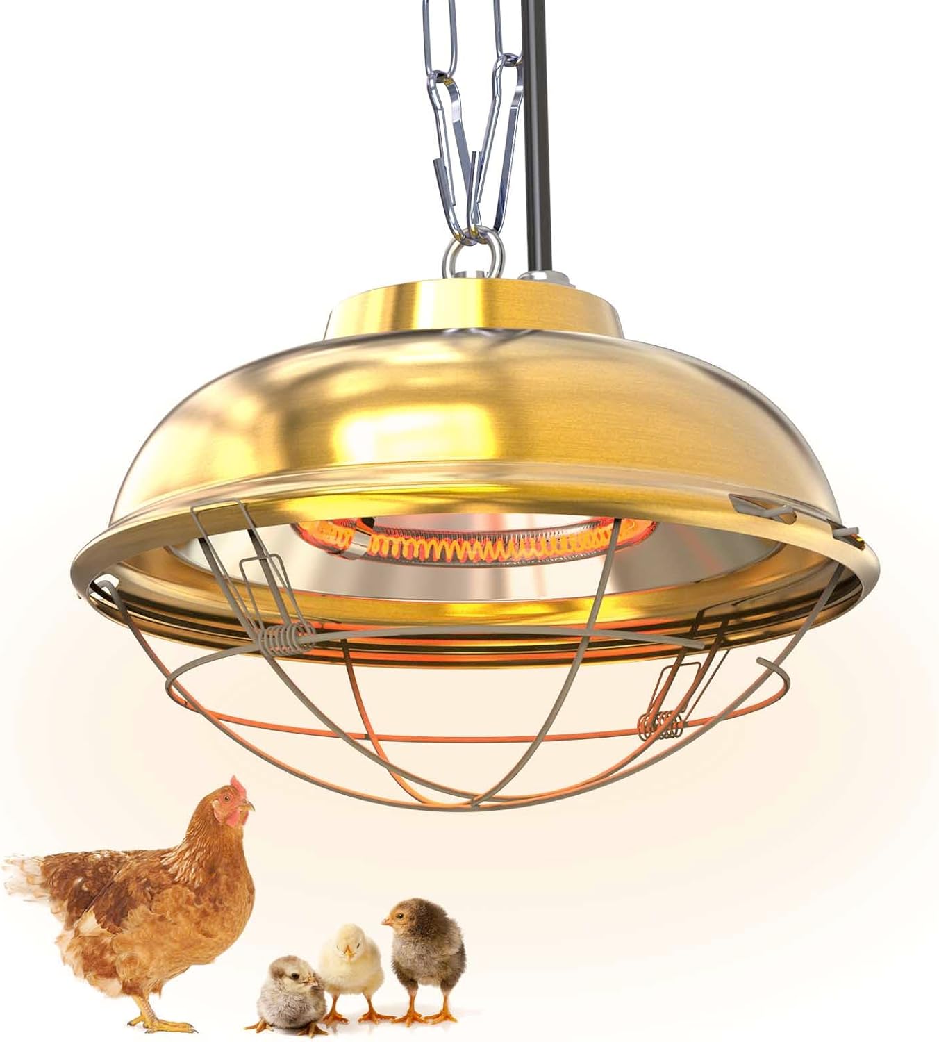300W Two-Stage Coop Heater for Chicks/Duck