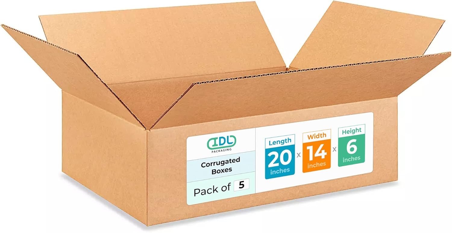 Large Shipping & Moving Boxes - Extra Strength 200 lb Capacity