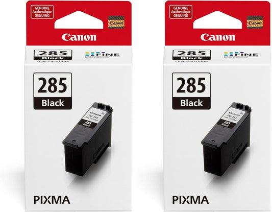 Canon Genuine Ink PG-285 Black for PIXMA Printers, Pack of 2