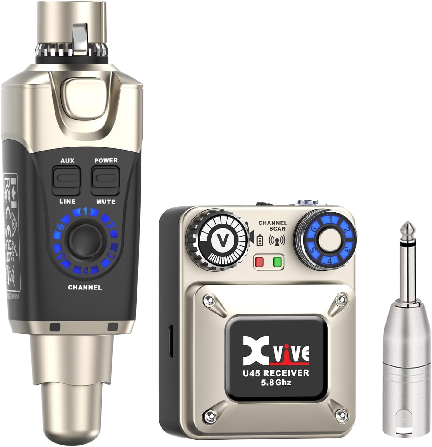 Xvive U45 Wireless in-Ear Monitor System for Musicians
