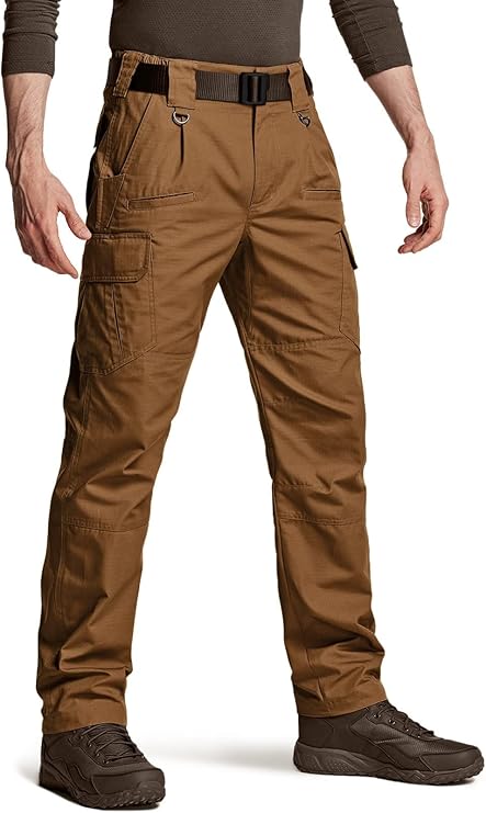 CQR Men's Tactical Pants for Outdoor Work and Hiking Activities