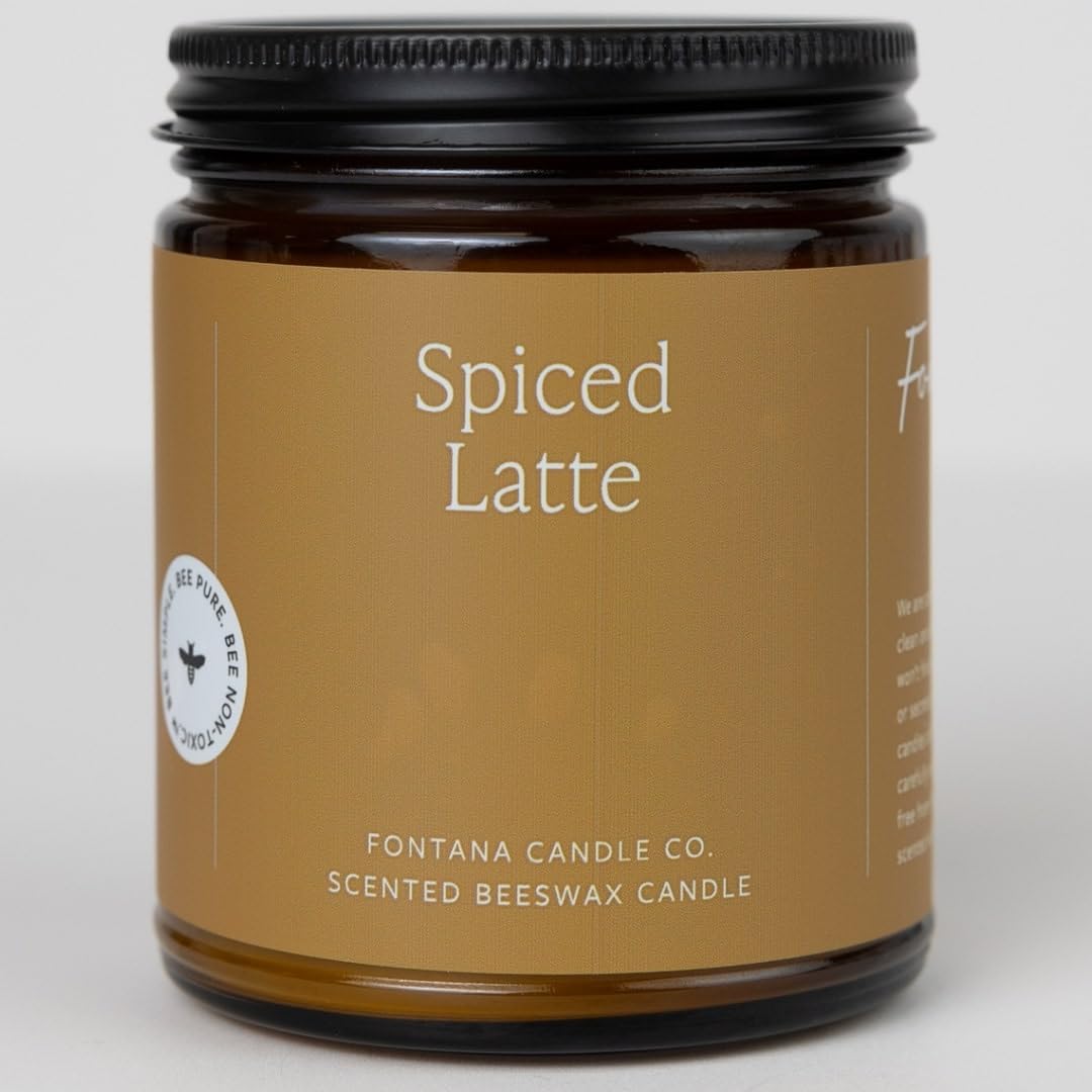 Spiced Latte Wood Wick Candle | Clean Burn | Long Lasting