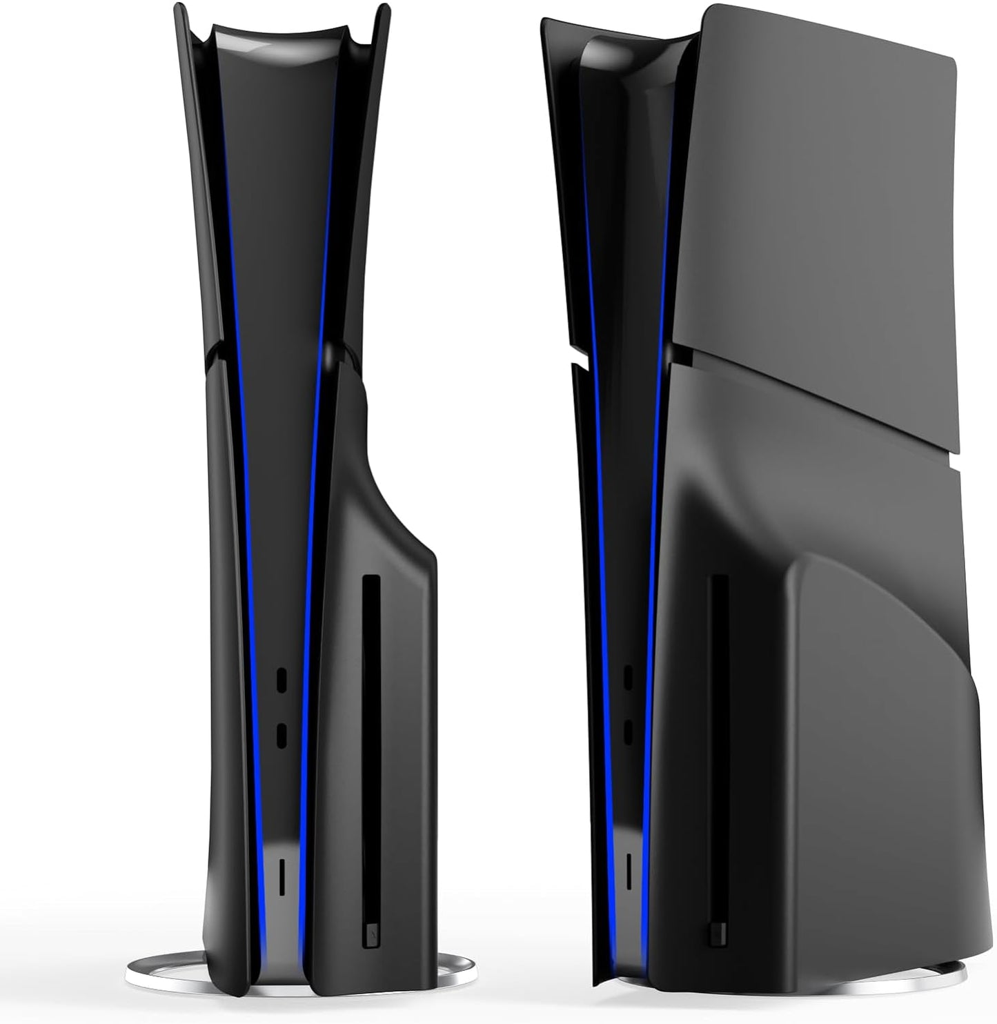 PS5 Slim Faceplate Set - 5 in 1 Custom Matte Black