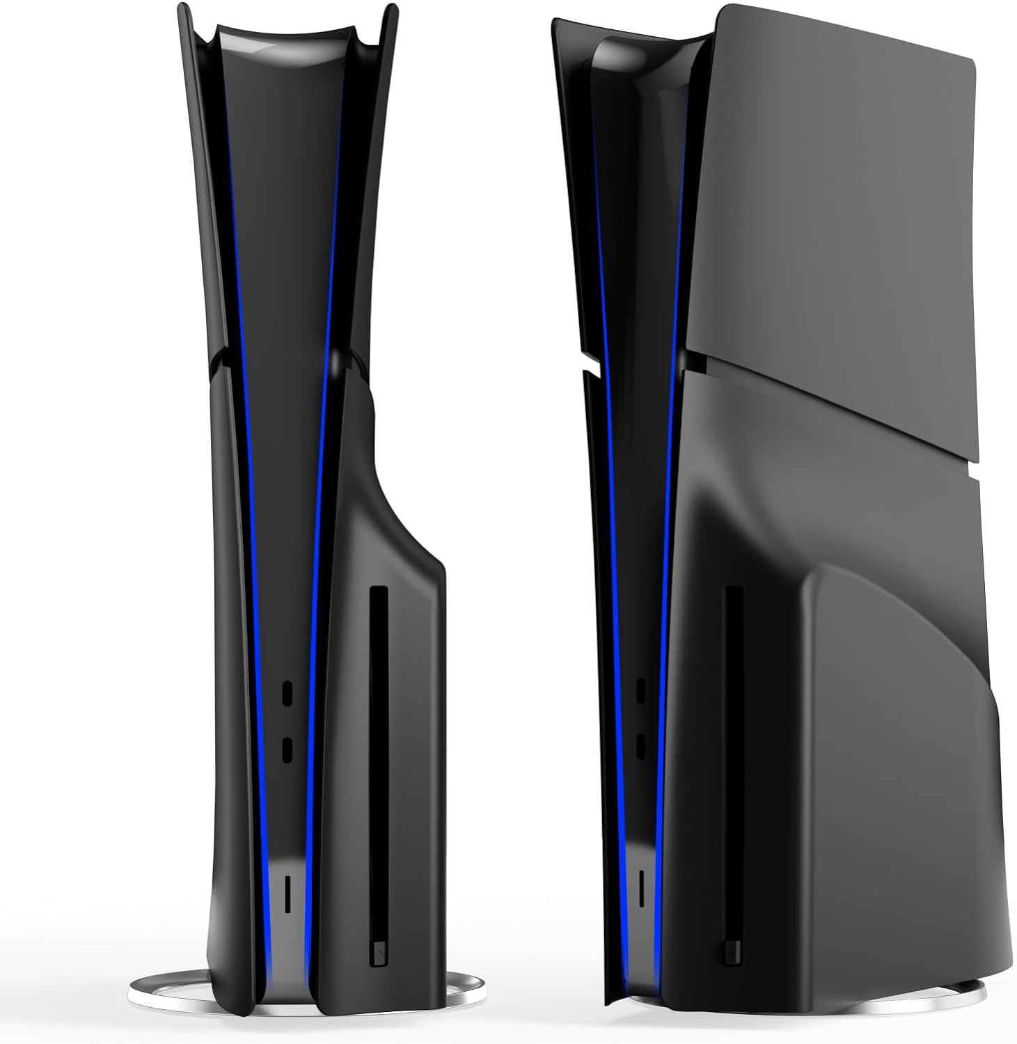 PS5 Slim Faceplate Set - 5 in 1 Custom Matte Black