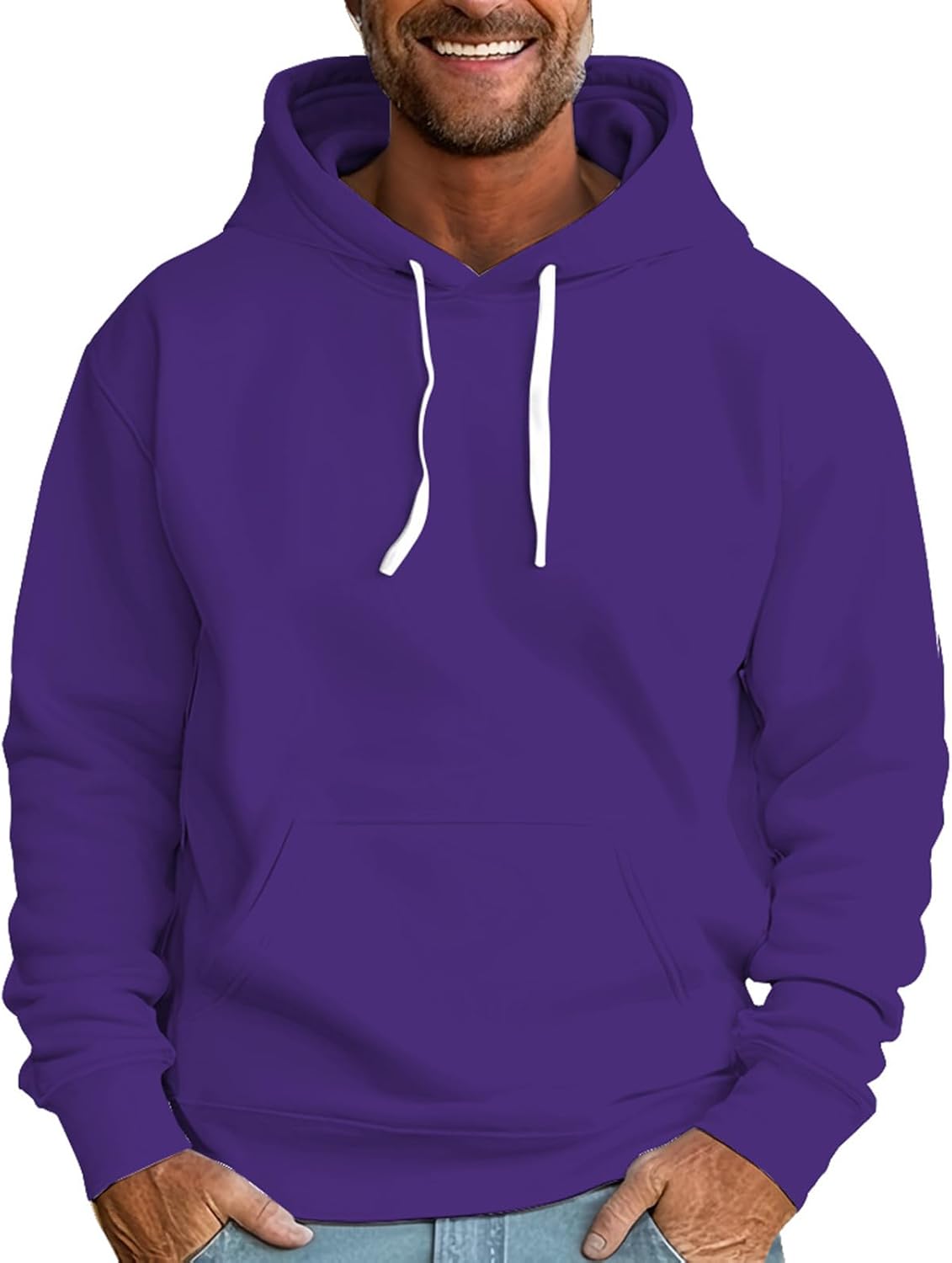 Cozy Drop Shoulder Sweatshirt for Men