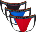 papi Men's 3-Pack Jockstrap Athletic Supporter - Breathable Support