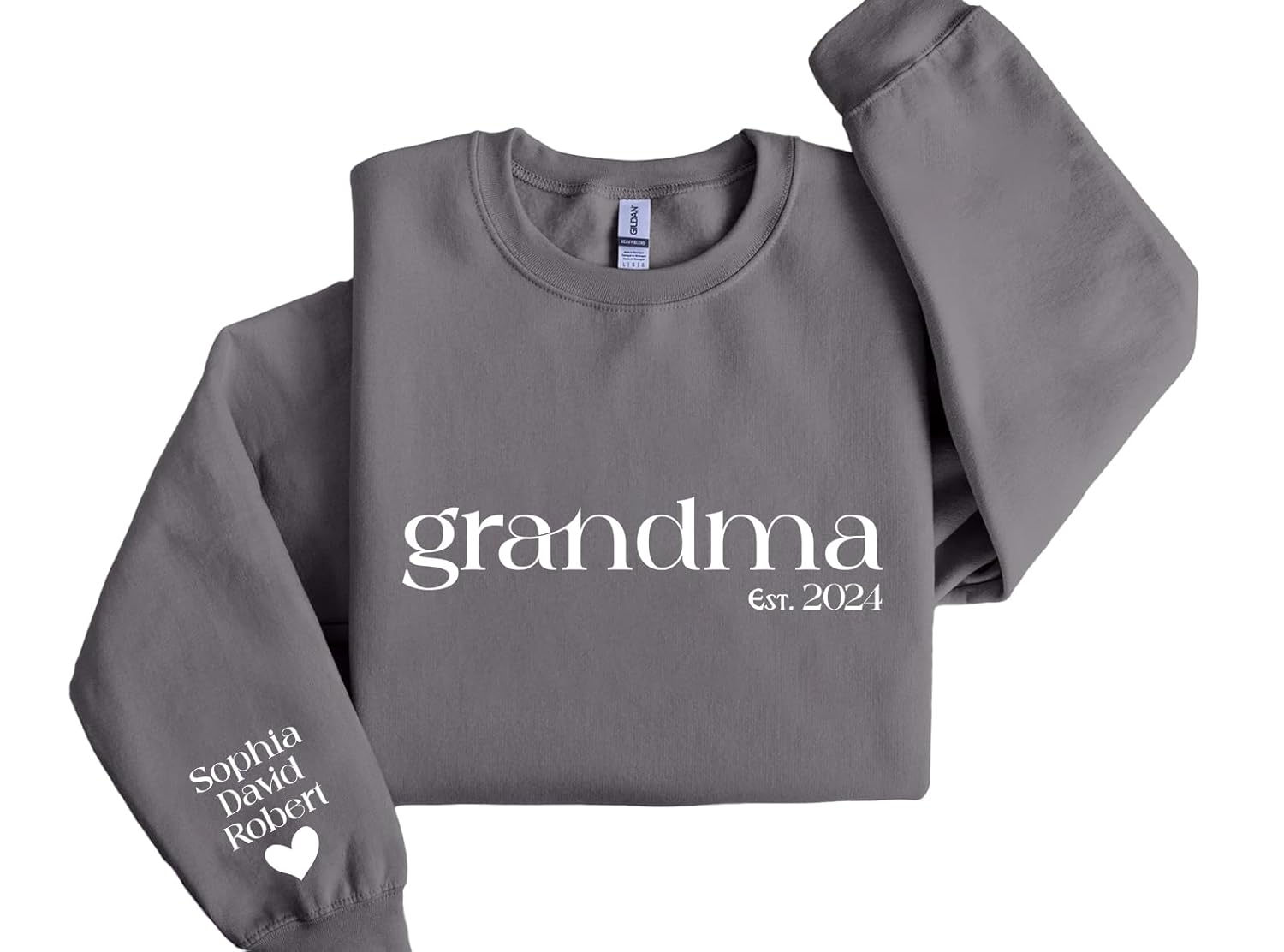 Custom Grandma Sweater with Grandkids Names - 7th Hill
