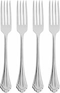 Oneida Marquette Fine Flatware Dinner Forks, Set of 4 - Classic Mirror