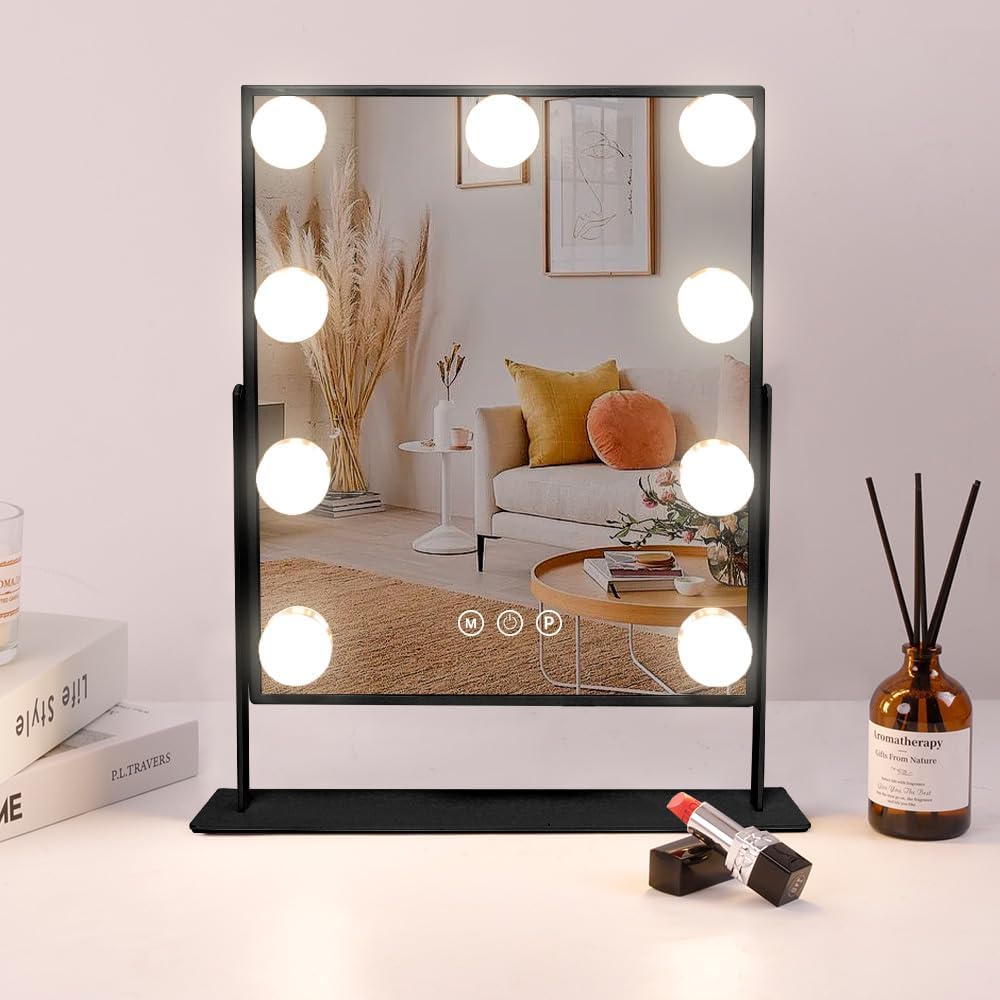 COOLJEEN Vanity Mirror with Lights for Perfect Makeup Setup