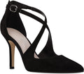 Minshluu Womens Pumps High Heels Pointed Toe Crossed (Style G34R)