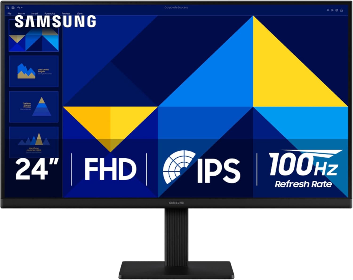Samsung 24 Essential Monitor: 100Hz Refresh Rate & Advanced Eye Care