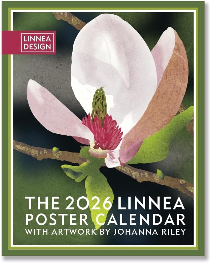 Linnea Design 2026 Poster Calendar with Johanna Riley Artwork